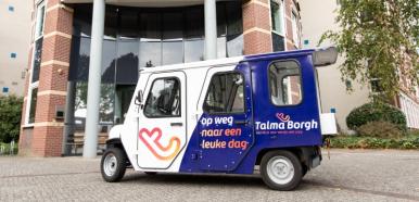 Golfkar voor vervoer van en naar Talma Borg Apeldoorn